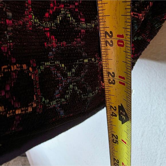 Vtg Womens Tapestry Feel Colorful Circle Print Suit Jacket Size 2X Boho Artistic - Picture 8 of 8